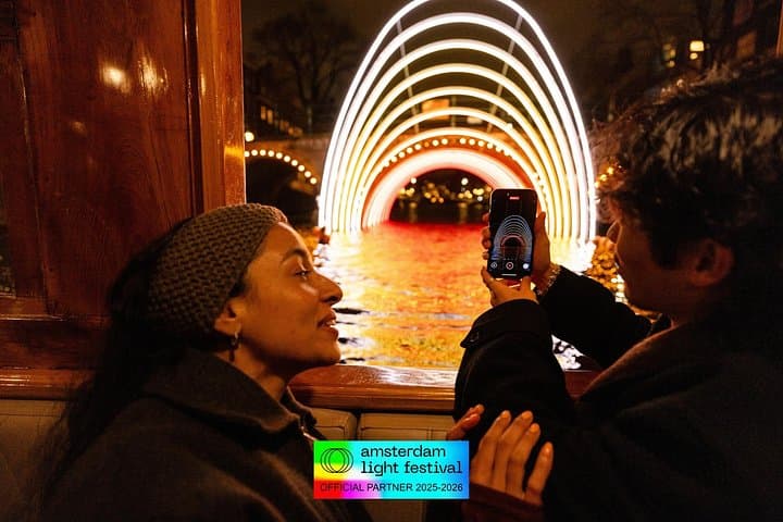 Amsterdam Light Festival Heated Canal Cruise — 75-Minute Saloon Boat Experience photo 2