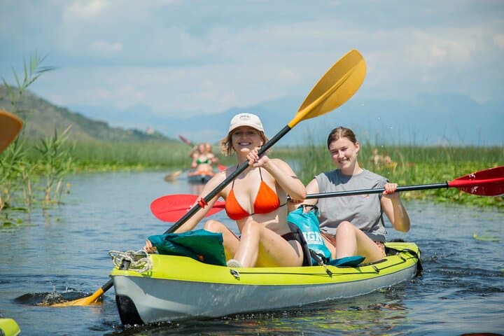 Skadar Lake Kayaking: Hidden Canals, Water Lilies & Lesendro Swim