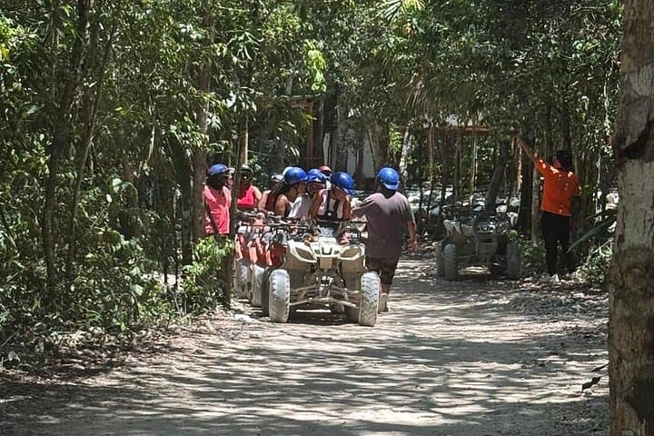 Riviera Maya ATV, Cenote Swim & 4-Zipline Adventure from Cancun photo 4