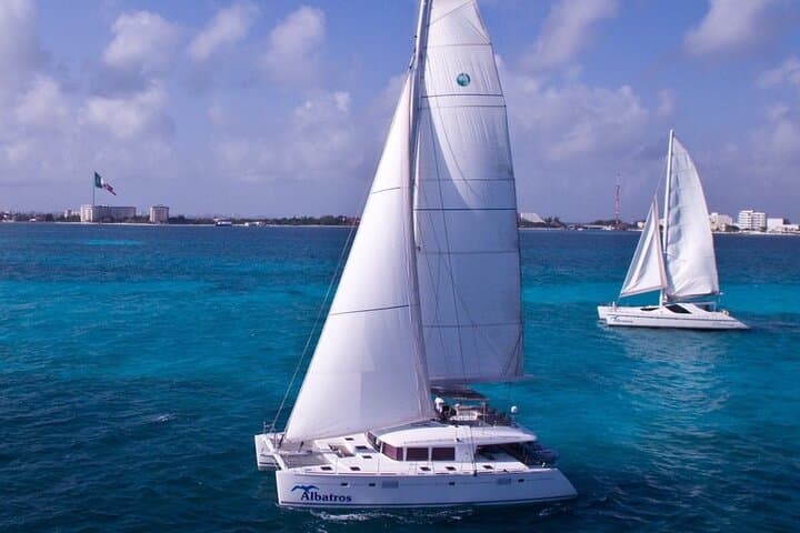 Isla Mujeres Catamaran Snorkel, Spinnaker Ride & Beach Club Lunch from Cancun photo 6
