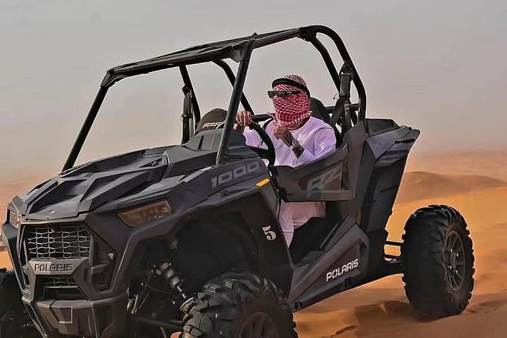 Dubai Red Dunes 1-Seater Dune Buggy Adventure — 1-Hour Polaris RZR Self-Drive photo 3