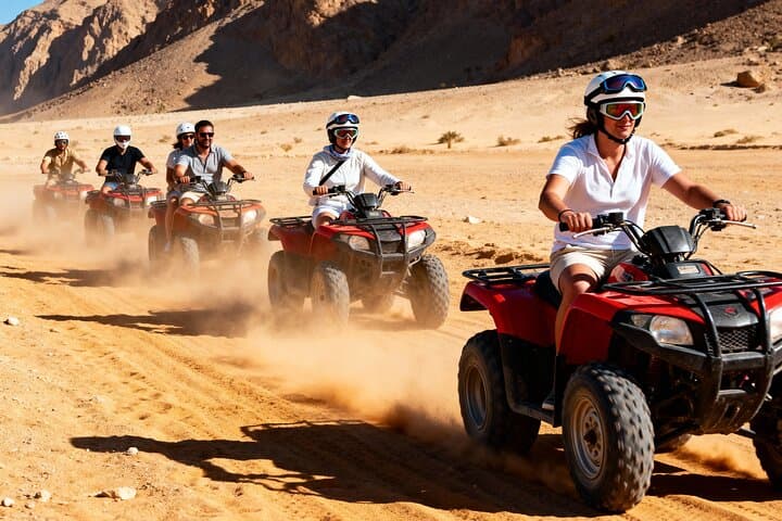 Red Sea Desert ATV Safari: Quad Biking & Bedouin Tea from Sharm El Sheikh photo 2