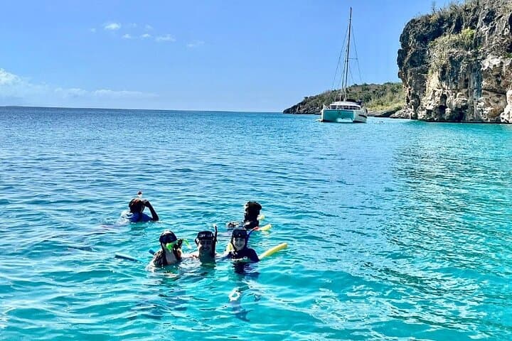 Private 4-Hour Snorkel & Sightseeing Charter in Anguilla — Jump the Rock & Prickly Pear photo 3