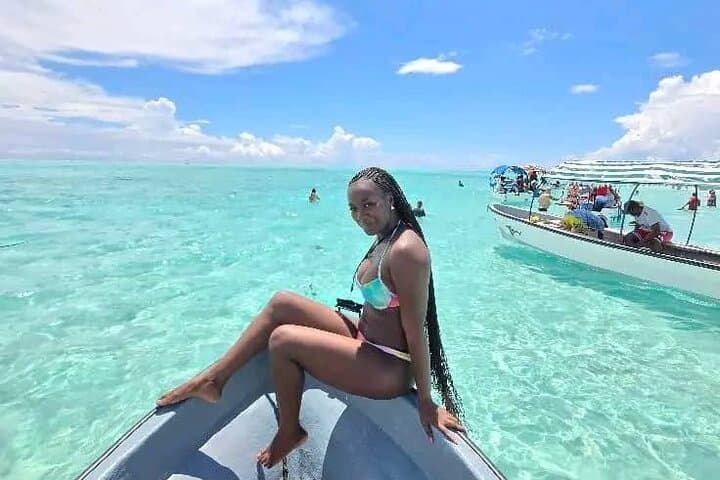 Zanzibar Dolphin & Snorkeling Dhow Tour with Beach Lunch photo 3