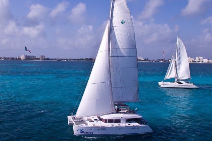 Isla Mujeres Catamaran Tour: Snorkel, Spinnaker & Beach Club Lunch from Cancun photo 6