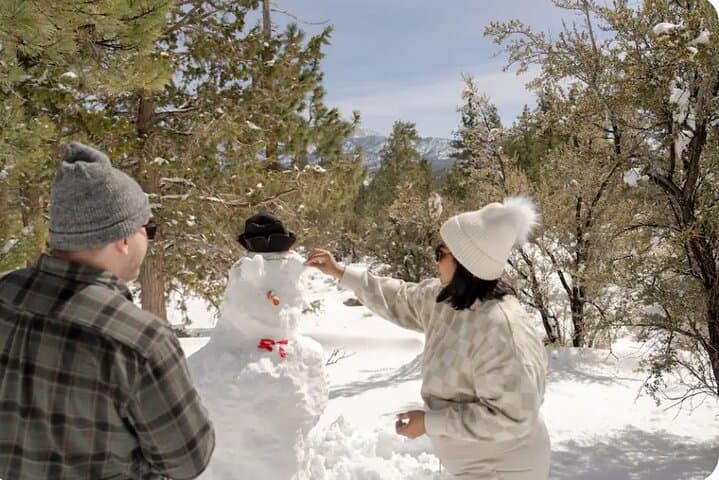Big Bear Lake Snow Play Adventure: Guided Sledding, Snowmen & Hot Coffee in Southern California photo 6