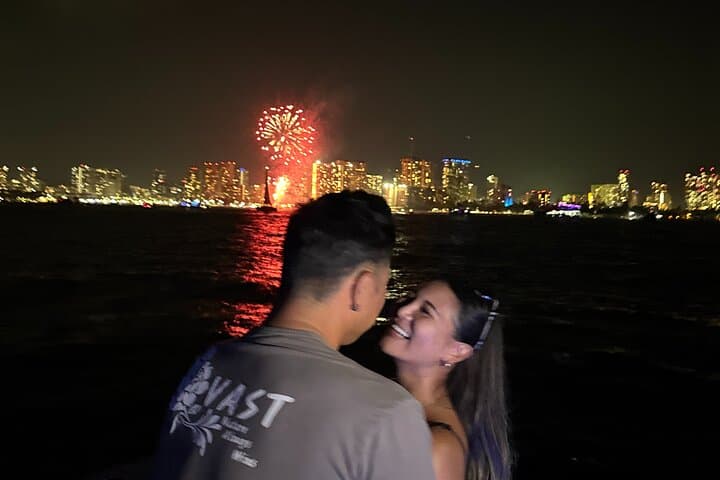 Private Waikiki Sunset Cruise & Friday Night Fireworks — Small-Group Boat Tour
