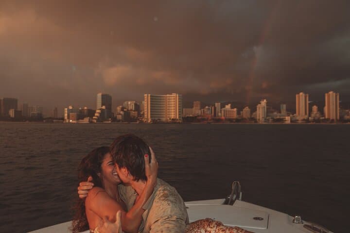 Private Waikiki Sunset Cruise & Friday Night Fireworks — Small-Group Boat Tour photo 2