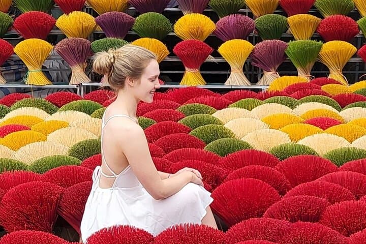 Hanoi Incense Village and Train Street Full-Day Tour: Culture, Crafts & Coffee photo 3