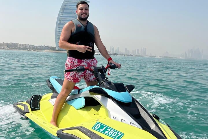 Sunset Jet Ski Splash & Sip in Dubai: Burj Al Arab & Palm Views photo 6