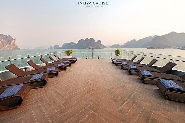 Modern Luxury Day Cruise: Ha Long & Lan Ha Bay with Kayak, Cave, and Cooking Class photo 4