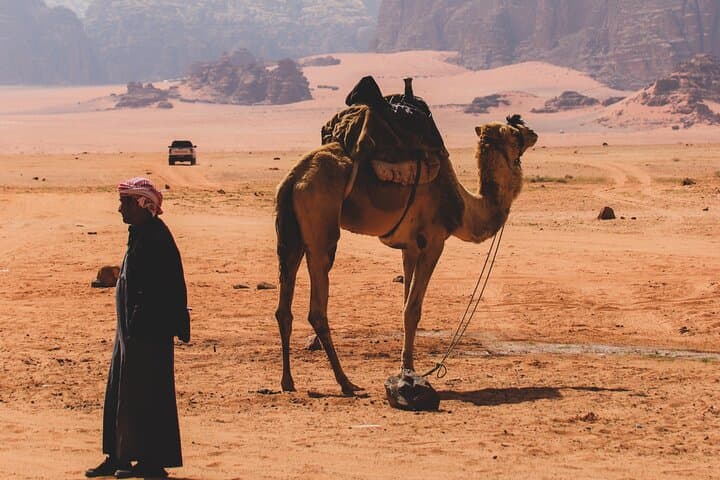 Wadi Rum Jeep Tour & Bedouin Night: 4-Hour Off-Road Adventure with Dinner photo 3