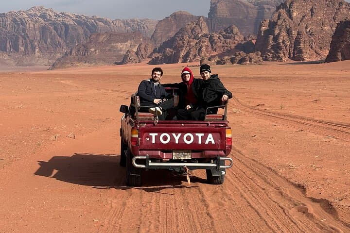Wadi Rum Jeep Tour & Bedouin Night: 4-Hour Off-Road Adventure with Dinner photo 2
