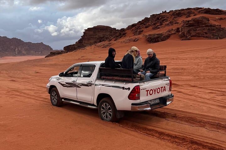 Wadi Rum Jeep Tour & Bedouin Night: 4-Hour Off-Road Adventure with Dinner photo 5