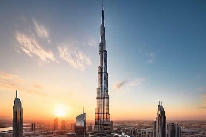 Dubai Half-Day City Tour with Blue Mosque Visit — Burj Khalifa, Souks & Palm photo 1
