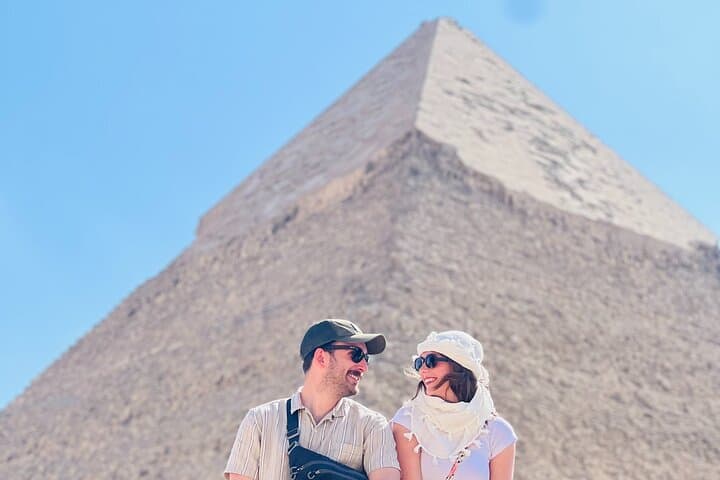 VIP Giza Pyramids, Sphinx & Valley Temple: Private Egyptologist-Led Tour photo 3