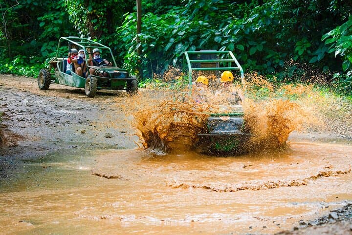 Punta Cana Full Adventure: Zipline, Buggy, Horseback & River Day Trip