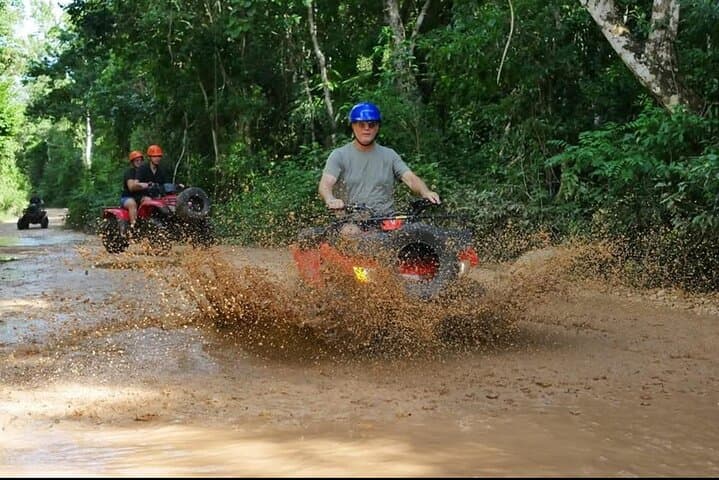 Jungle Kingdom: Zipline, Single ATV & Cenote Swim from Cancun photo 5