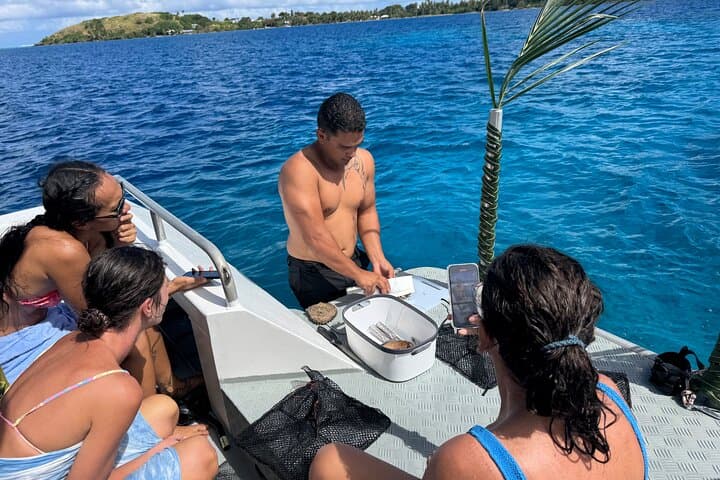 Bora Bora Black Pearl Snorkel: Mantas, Rays & Private Motu Lunch photo 5
