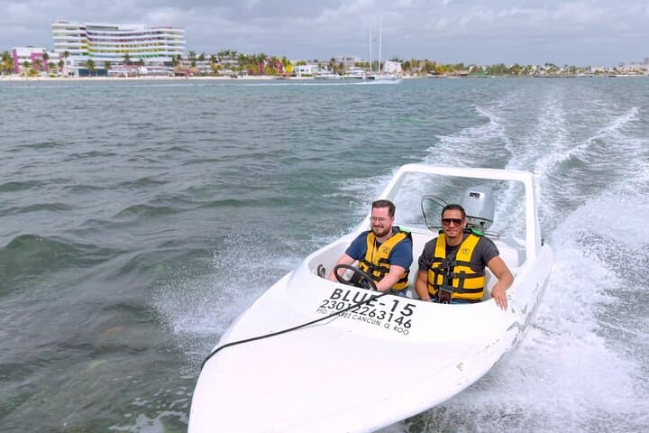 Captain Your Own Speedboat on Cancun's Nichupte Lagoon photo 3