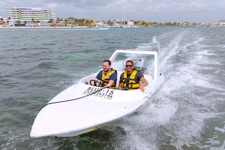 Captain Your Own Speedboat on Cancun's Nichupte Lagoon photo 4
