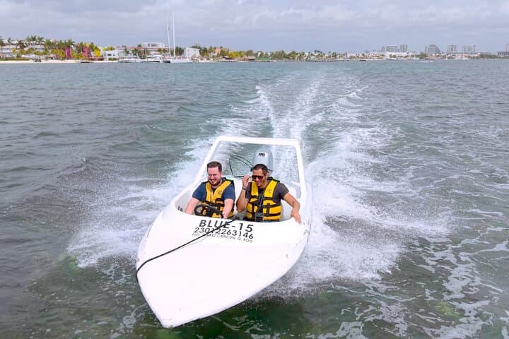 Captain Your Own Speedboat on Cancun's Nichupte Lagoon photo 5