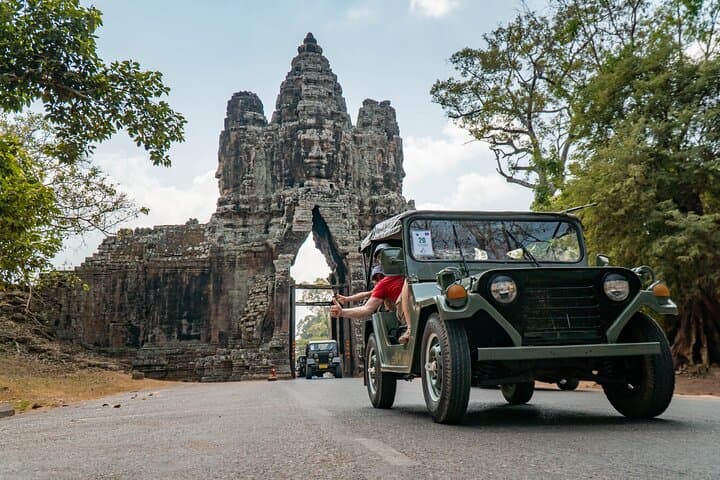Angkor Jeep Tour Discovery: Angkor Wat, Bayon & Ta Prohm by Army Jeep with Lunch photo 1