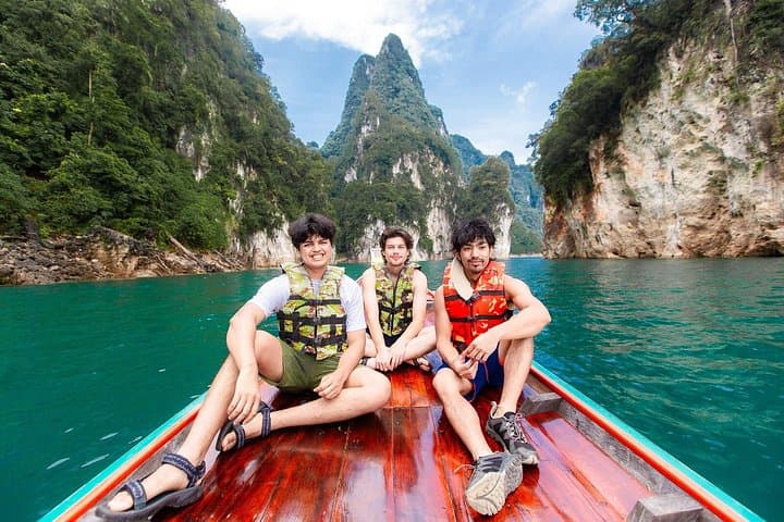 Cheow Lan Lake & Diamond Cave Day Tour from Khao Lak: Boat, Hike & Kayak photo 3