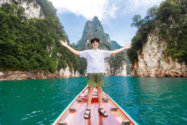 Cheow Lan Lake & Diamond Cave Day Trip from Khao Sok: Boat, Caves & Floating Rafthouse photo 4