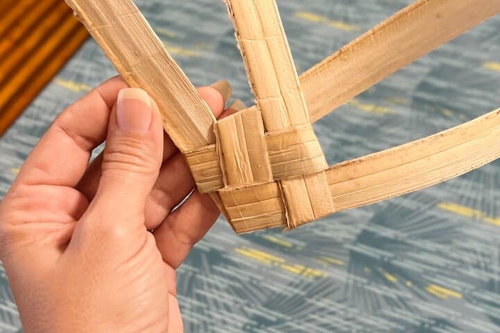 Lau Niu Christmas Ornament Workshop — Coconut Leaf Weaving in Kailua-Kona photo 3