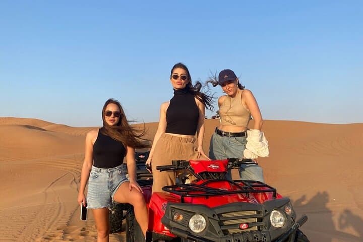 Red Sand Quad Bike Desert Safari in Lahbab – Dune Bashing, Camel Ride & BBQ in Dubai photo 6