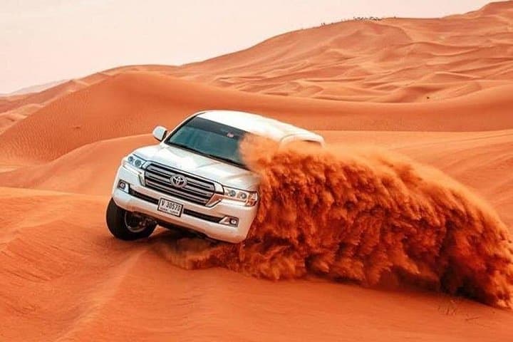 VIP Red Dune Safari Dubai — Sunset Dune Bashing, Camel Ride & BBQ Dinner