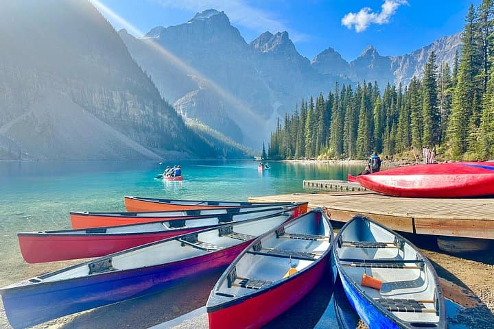 Half-Day Banff Shuttle to Lake Louise & Moraine Lake — Scenic Tour from Banff