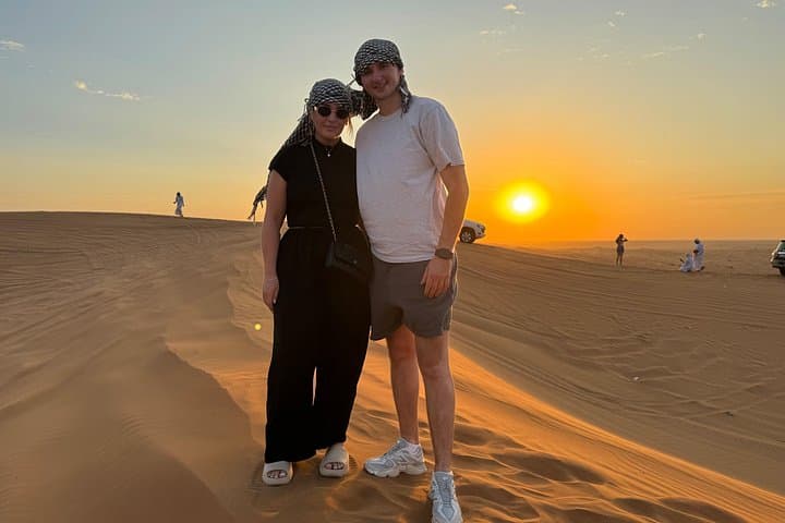 Private Morning Desert Safari in Dubai’s High Red Dunes — Dune Bashing & Sandboarding photo 4