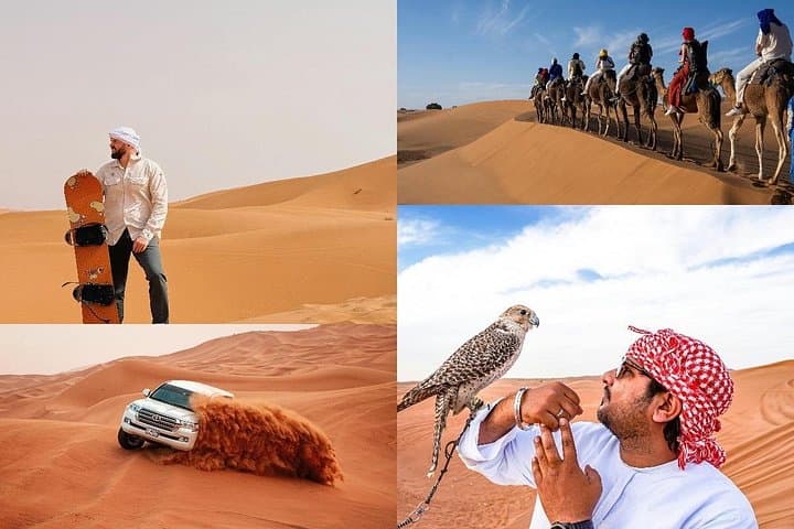 Doha Desert Safari & Khor Al Adaid Inland Sea: Dune Bashing, Camels & Coastal Desert Views photo 1