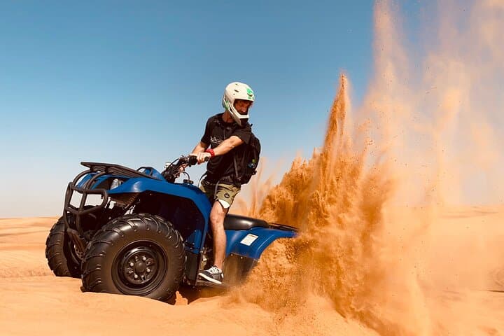 Abu Dhabi Quad Biking: Dune-Riding & Desert Camp Adventure
