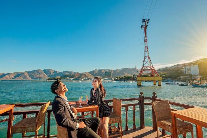 Nha Trang Sunset Dinner Cruise: Evening Junk Boat with 5-Course Seafood