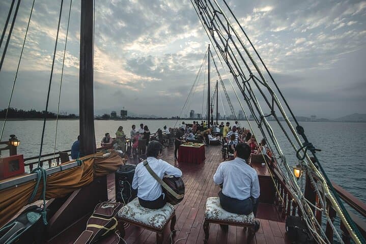 Nha Trang Sunset Dinner Cruise: Evening Junk Boat with 5-Course Seafood photo 3