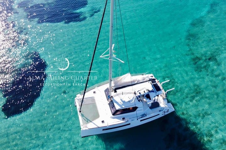 Cagliari catamaran excursion: 3-hour cruise to Sella del Diavolo with Prosecco toast