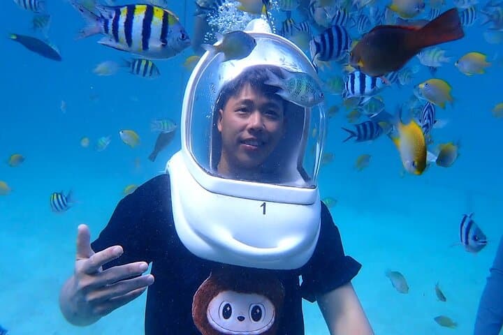 Semporna Sea Walking: Dry-Head Dive with Underwater Photography