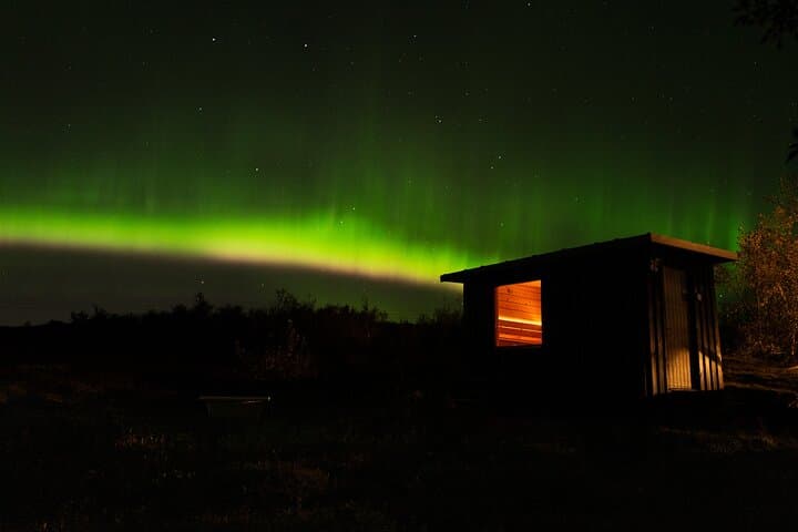 Private Northern Lights Tour with Countryside Sauna Near Reykjavik photo 3