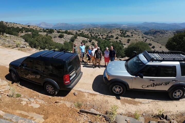 Psiloritis Jeep Tour & Cretan Cooking Lesson — Nida Plateau, Ideon Cave and Anogia