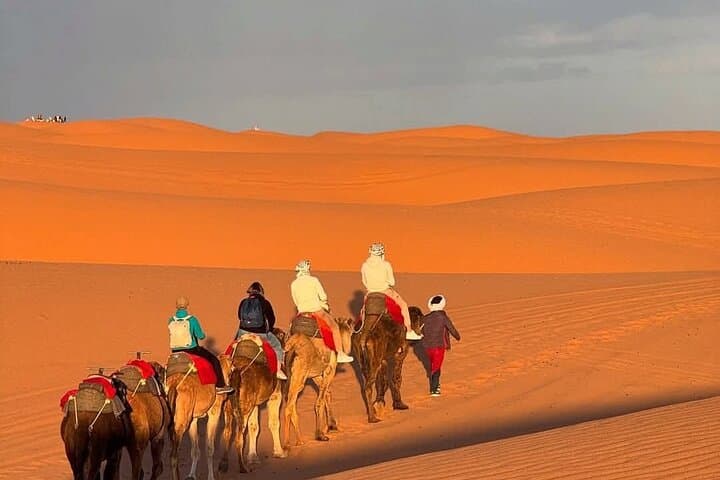 3-Day Sahara Adventure: Marrakech to Merzouga Erg Chebbi Camel Trek & Desert Camp