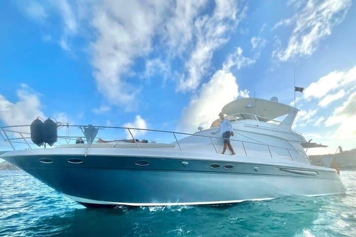 Cabo Arch Sunset Yacht Cruise with Dinner, Drinks and Snorkeling
