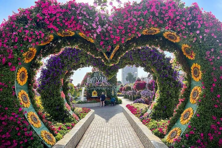Dubai Miracle Garden and Global Village: One-Day Tickets & Visitor Guide