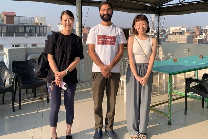 Sunrise Yoga on the Ganges: Private Rooftop Class in Varanasi with Ayush photo 2
