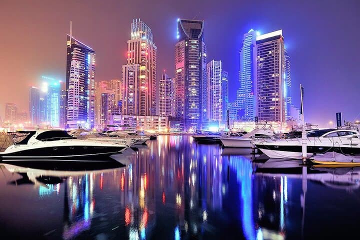 Dubai by Night: 4-Hour Evening Tour of Marina, Palm & Burj Views photo 1