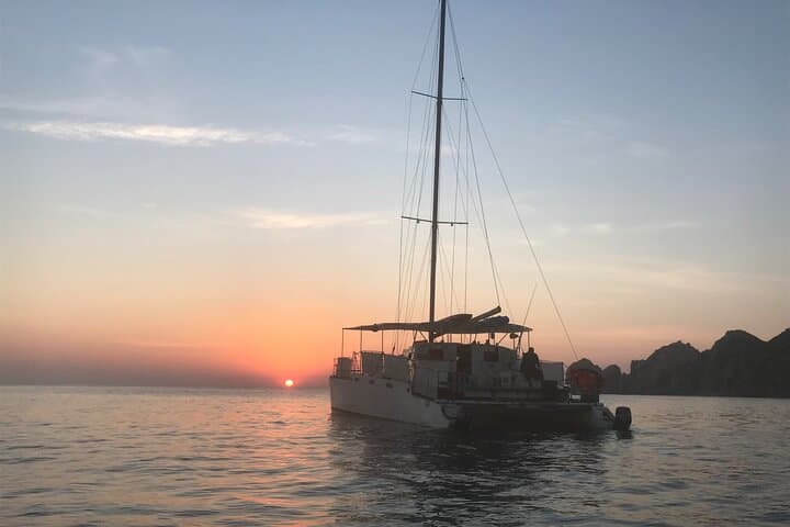 Catamaran La Tortuga Sunset Private Cruise Cabo — Private Evening Sail to El Arco photo 1