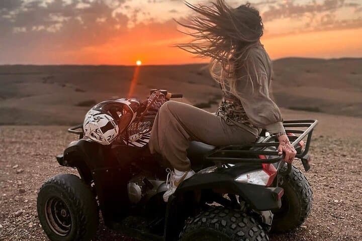 Agafay Desert Quad Ride, Argan Visit and Starry Berber Dinner from Marrakech photo 2