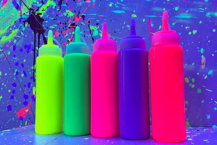Atlanta Splatter Art Room: Hands-On UV Splatter Painting Experience photo 3